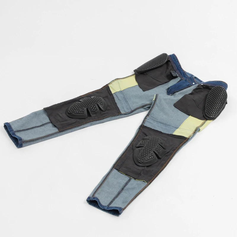 Kevlarové džíny na motorku BROGER MAVERICK WASHED BLUE MOTORCYCLE JEANS, pánské