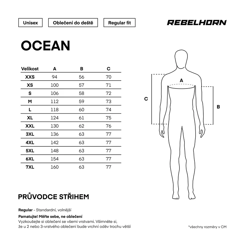 Bunda do deště na motorku Rebelhorn Ocean Fluo Yellow s laminovanou membránou, nepromok na motorku
