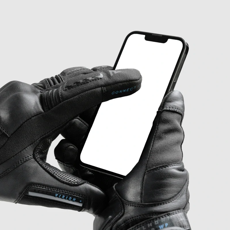 Rukavice na motorku REBELHORN TRACER WP, zateplené s membránou