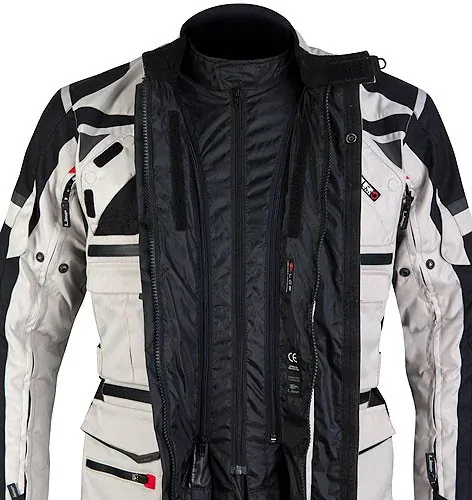 Textilní moto-bunda MBW Aron, pánská 3-vrstvá - výprodej v.52