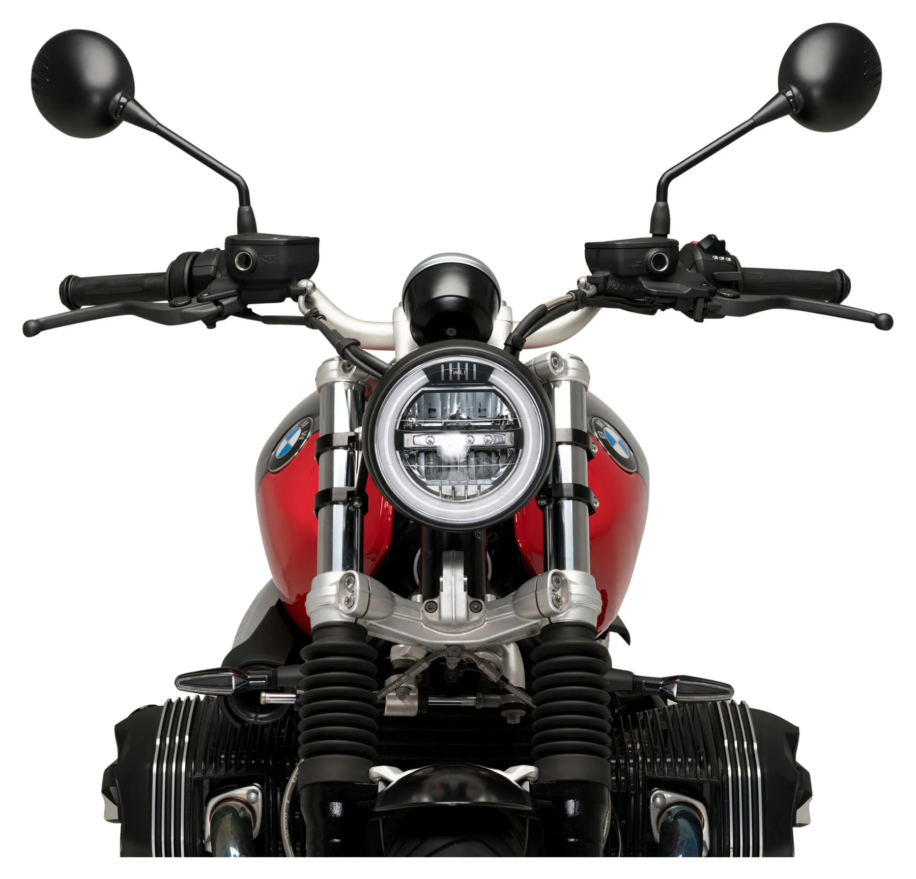 Přední (hlavní) světlo na motorku LED PUIG 1944N, 175 mm