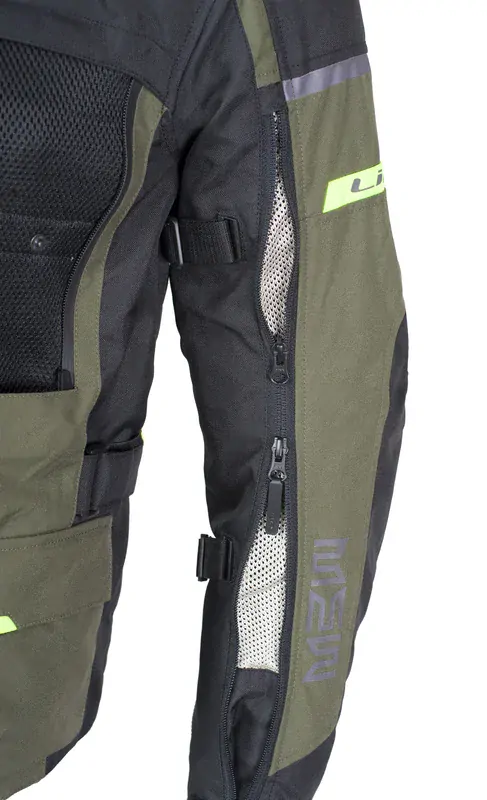 MBW MEMPHIS JACKET GREEN, textilní 3-vrstvá bunda na motorku + DOPRAVA ZDARMA