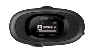 SENA 5R LITE (dosah 0,7 km), Bluetooth interkom do helmy na motorku