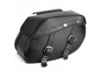 Sedlové kožené brašny na motorku TXR DS9A se zámkem, pár (42cm x 26cm x 18cm)