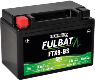 YTX9-BS (FTX9-BS) 12V 8Ah, FULBAT motocyklový akumulátor GELový