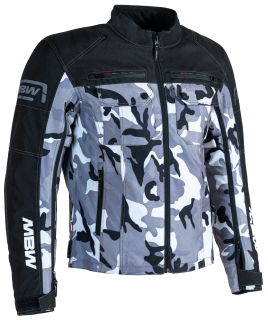 MBW AJAX textilní pánská 3-vrstvá bunda na motorku, maskáč