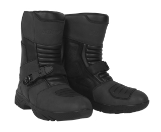 Boty na motorku MBW SIERRA Black, kožené