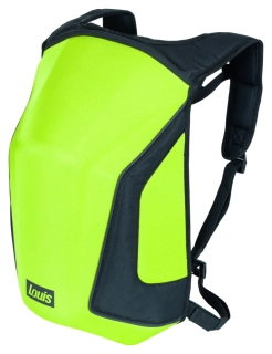 Batoh na motorku Louis "Sport" FLUO žlutý 18 litrů, polotvrdá skořepina