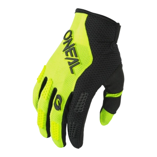 O'Neal ELEMENT Glove RACEWEAR black/neon yellow, motokrosové rukavice na motorku FLUO neon