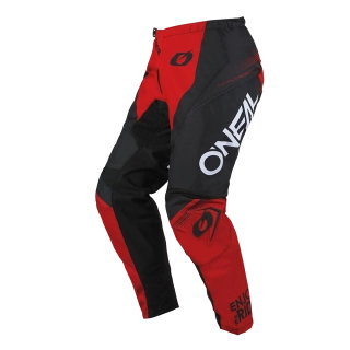 Motokrosové MX Kalhoty O'Neal ELEMENT Pants RACEWEAR black/red 2025 - 32, 34, 40