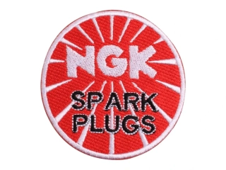 Moto nášivka NGK, 7 cm