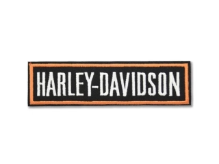 Moto nášivka Harley Davidson, 10x3 cm