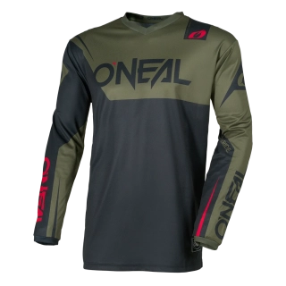 Motokrosový MX Dres O'Neal ELEMENT Jersey RACEWEAR black/olive 2026