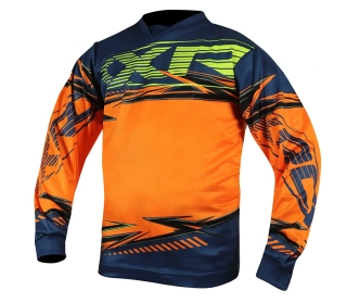 Dětský motokrosový dres na motorku XRC MX Pablo Youth jersey blue/orange