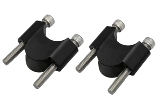 Adaptéry na zvýšení moto řídítek o 30 mm, průměr 22mm černá