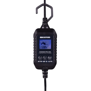 Nabíječka moto baterií OXFORD Oximiser Pro 1250 (1,3A, 6/12V, 3,5-40Ah), olověné/AGM/GEL/Lithiové