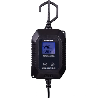 Nabíječka auto/moto baterií OXFORD Oximiser Pro 5000 (5A, 12V, 40-120Ah), olověné/AGM/GEL/Lithiové