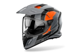 Enduro helma na motorku AIROH BANDIT Horn (oranžová matná)