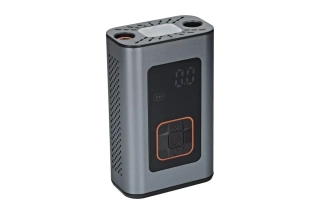 Aku kompresor + powerbanka HLP, cestovní kompresor na motorku/auto/kolo