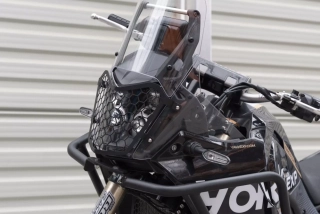 Krycí mřížka předního světla Yamaha T7 Tenere 700 černý Yakk EXP 