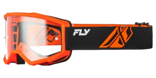Dětské MX brýle FLY Focus Youth (černá/oranžová) , dětské motokrosové brýle