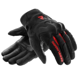 Rukavice na motorku REBELHORN CORE BLACK/RED, letní