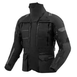 Bunda na motorku textilní REBELHORN CUBBY V BLACK