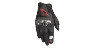 Rukavice na motorku ALPINESTARS SMX-1 AIR 2 (černé/červené fluo)