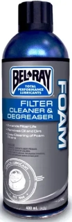 Čistič molitanových vzduchových filtrů Bel-Ray FOAM FILTER CLEANER & DEGREASER (400ml sprej)