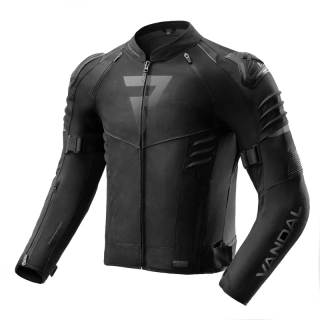 REBELHORN VANDAL 2 BLACK TEXTILE, sportovní textilní bunda na motorku (vyjímatelná membrána)
