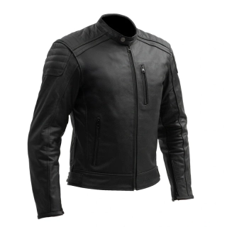 Kožená bunda na motorku BROGER LEGEND BLACK - v.3XL