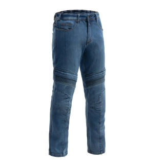 Kevlarové džíny na motorku BROGER MAVERICK WASHED BLUE MOTORCYCLE JEANS, pánské