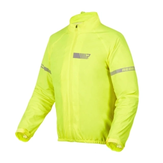 Bunda do deště na motorku Rebelhorn Ocean Fluo Yellow s laminovanou membránou, nepromok na motorku