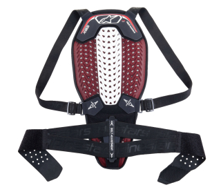 Páteřový chránič na motorku NUCLEON PLASMA, ALPINESTARS (černá/bílá/červená) 
