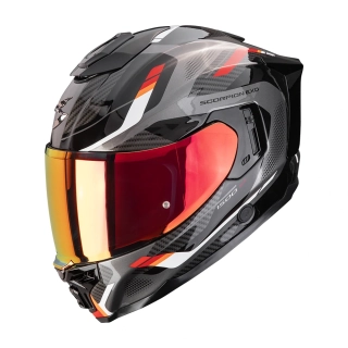 Moto přilba SCORPION EXO-1500 AIR SLEEK černo/červená (lesklá)