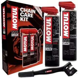 Motul sada na čištění a mazání řetězu, Motul Chain Care Kit C1+C2