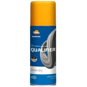 Repsol Qualifier Moto Chain DRY - 400 ml (Repsol Moto Chain DRY 0,4l), suché mazivo na řetězy 