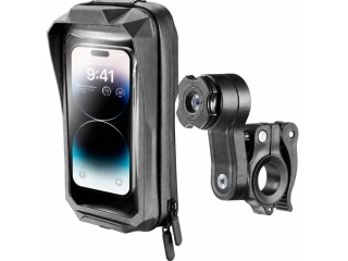 Voděodolný držák telefonu na řidítka motocyklu s kšiltem TXR Peak