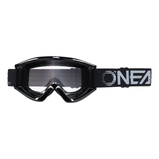 MX brýle O'Neal B-ZERO Goggle black (černá lesklá - čiré plexi), motokrosové brýle