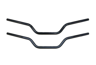 Řidítka na motorku M-Style hliníková 22 mm, černá lesklá 800 mm