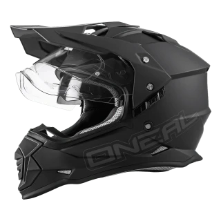 O'Neal SIERRA Helmet FLAT black, enduro helma na motorku, černá matná