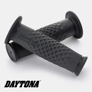 Gumové gripy na motorku/chopper DAYTONA "GGDI-ARC3" černé, 25,4 mm / 12.5 cm