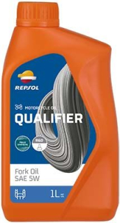 Repsol Moto Fork Oil 5W 1l, tlumičový olej