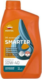 Repsol MotoSmarter Synthetic (Moto Sintético) 4T 10W40, 1l motorový olej