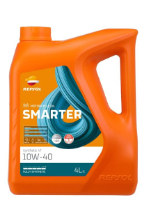 REPSOL MotoSmarter Synthetic (Moto Sintético) 4T 10W40, 4l motorový olej