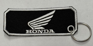 Přívěsek na klíče "klíčenka" Honda, černo-bílý