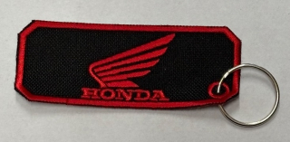 Přívěsek na klíče "klíčenka" Honda, černo-červený