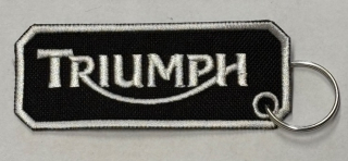 Přívěsek na klíče "klíčenka" Triumph, černo-bílý