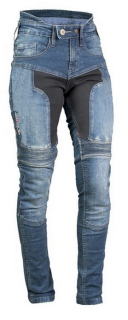 Dámské kevlarové jeansy MBW PIPPA na motorku, kevlarové rifle