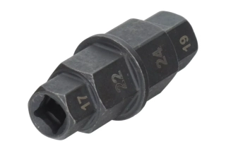Šestihranný nástavec (Inbus) na osy kol motocyklů, 17, 19, 22 a 24 mm 